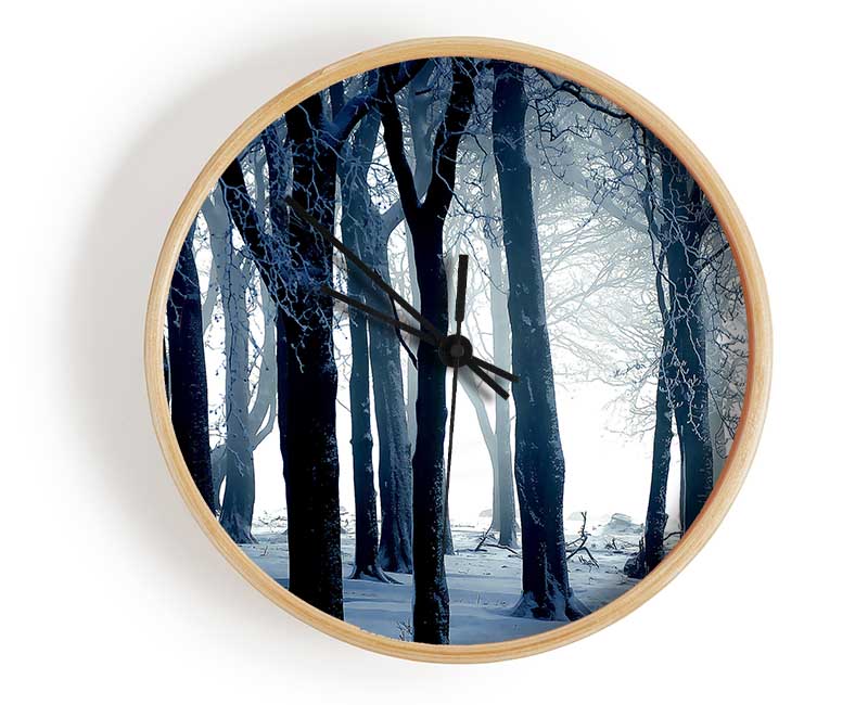 Cold Day Clock - Wallart-Direct UK