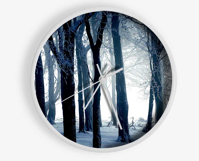 Cold Day Clock - Wallart-Direct UK