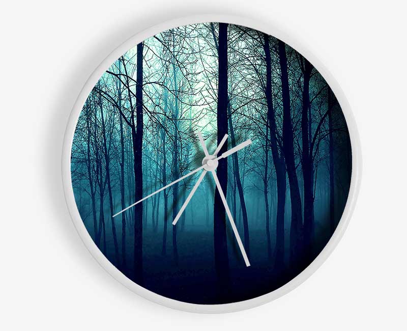 Dark Forest Clock - Wallart-Direct UK