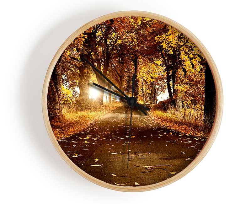 Autumn Breeze Clock - Wallart-Direct UK