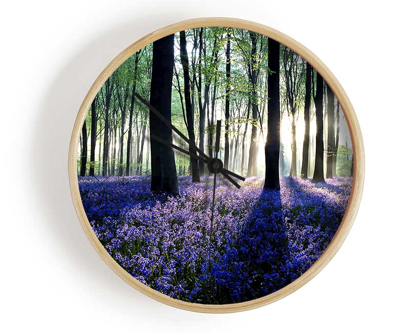 Dawn In Forest Clock - Wallart-Direct UK