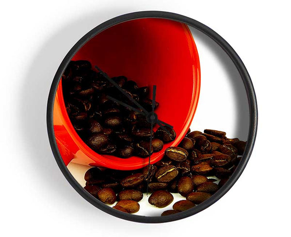 Coffee Bean Magic Clock - Wallart-Direct UK