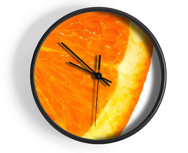 Orange Clock - Wallart-Direct UK