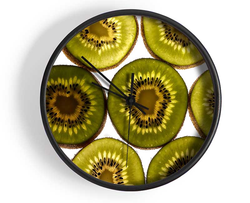 Kiwi Fruit Clock - Wallart-Direct UK