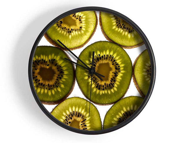 Kiwi Fruit Clock - Wallart-Direct UK