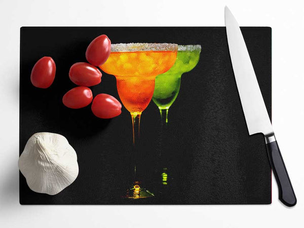 Sweet Cocktails Glass Chopping Board