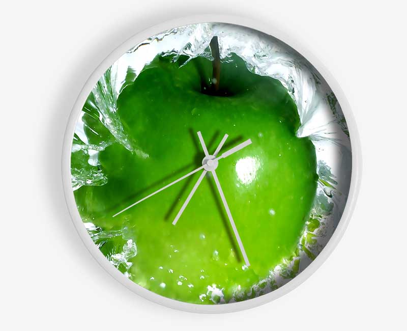 Apple Water Splash Clock - Wallart-Direct UK