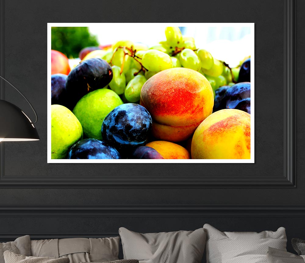 Fruit Bowl Print Poster Wall Art