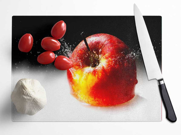 Fallen Apple Glass Chopping Board