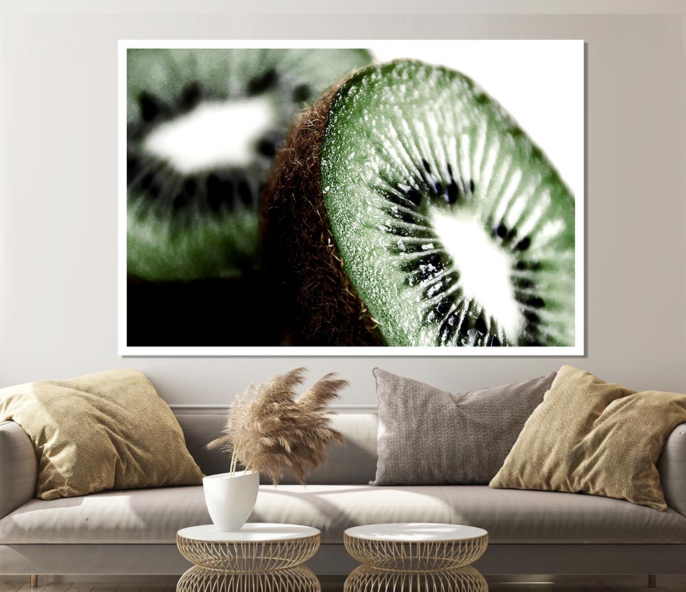 Fresh Kiwi Print Poster Wall Art