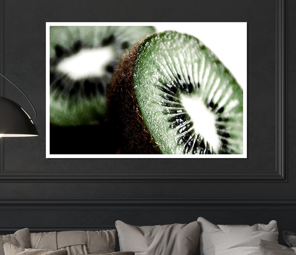 Fresh Kiwi Print Poster Wall Art