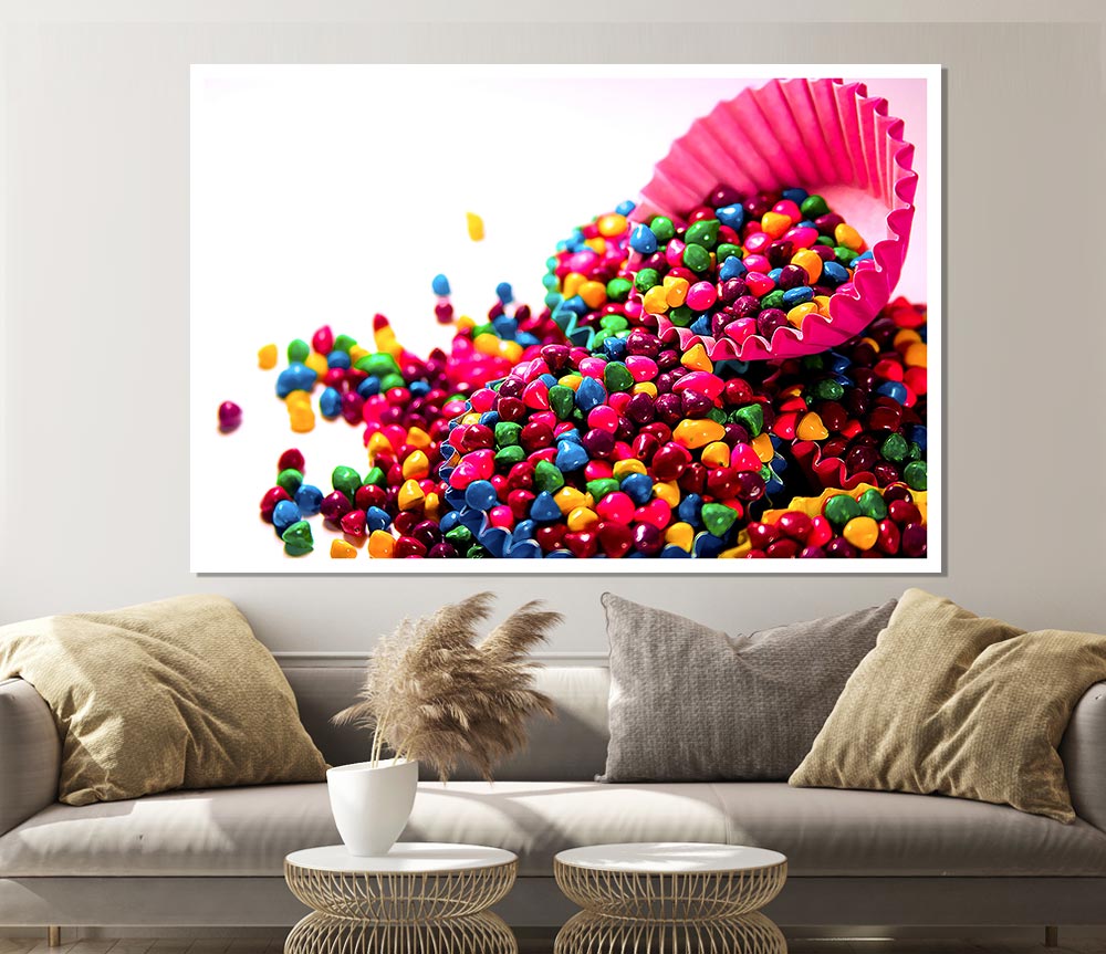 Colourful Candys Print Poster Wall Art