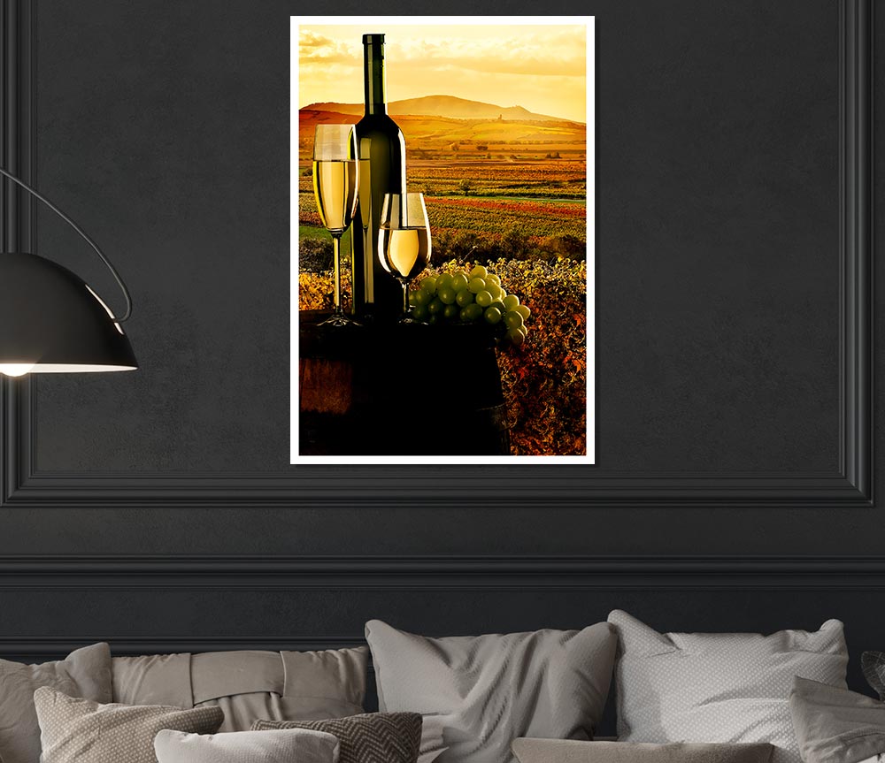 Wine Region Print Poster Wall Art