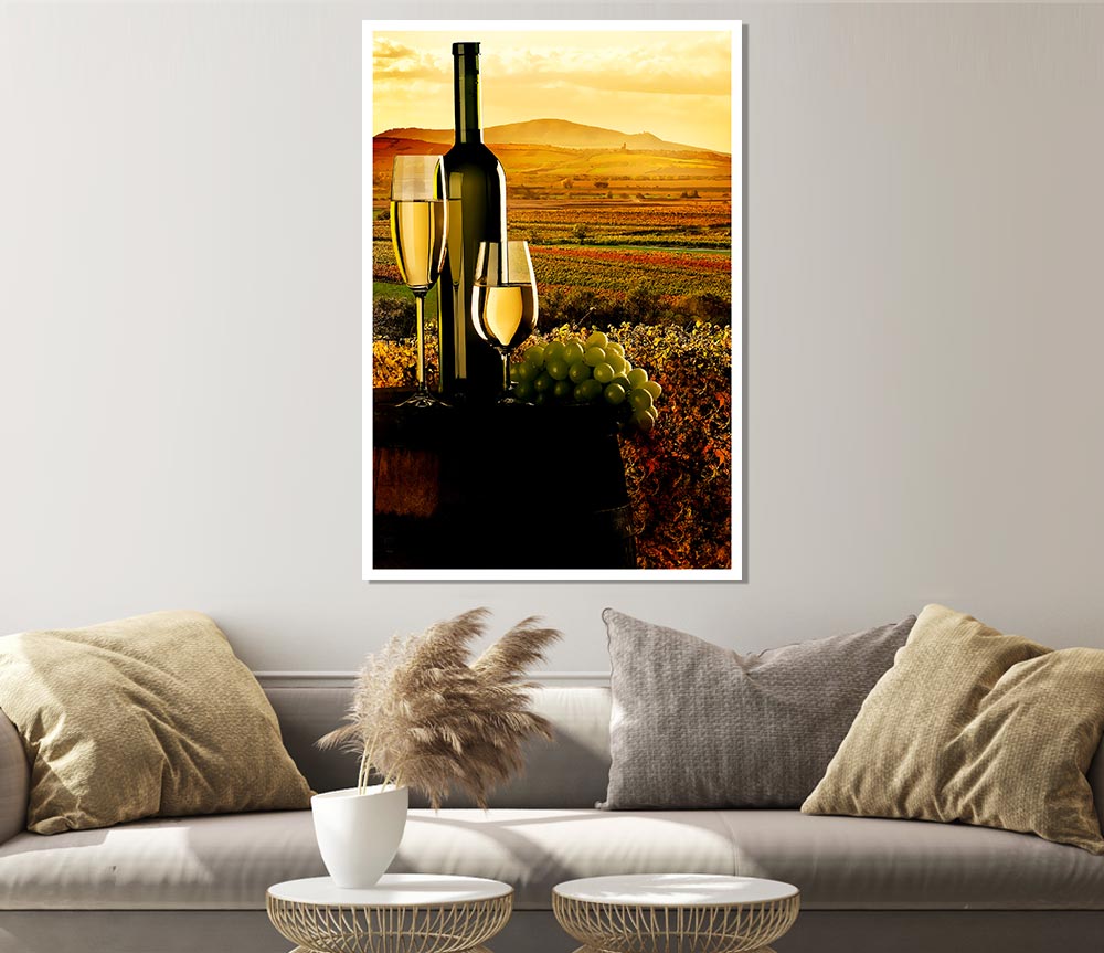 Wine Region Print Poster Wall Art