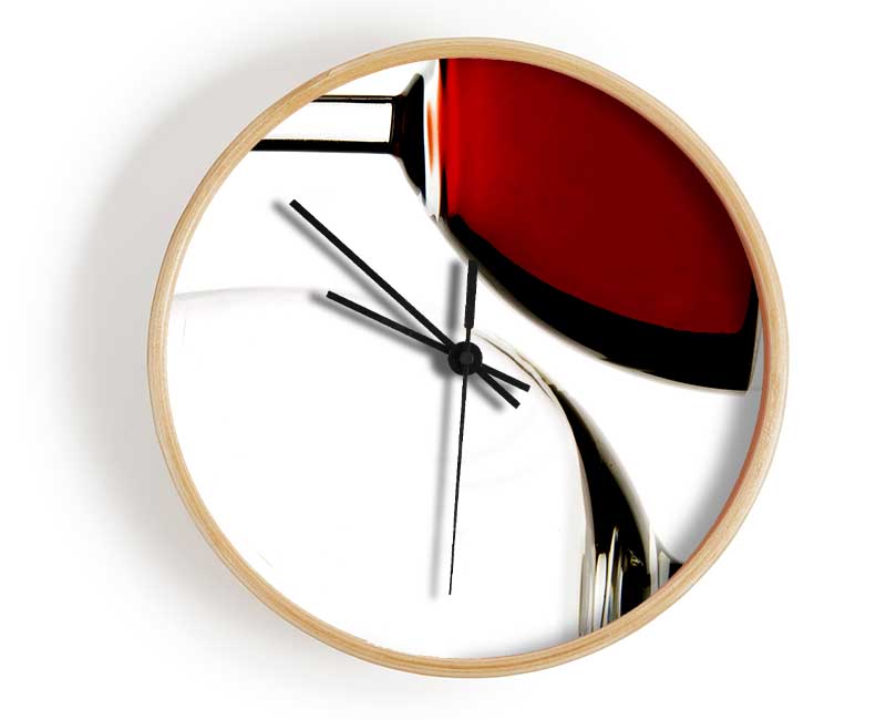 Half Full Or Half Empty Clock - Wallart-Direct UK