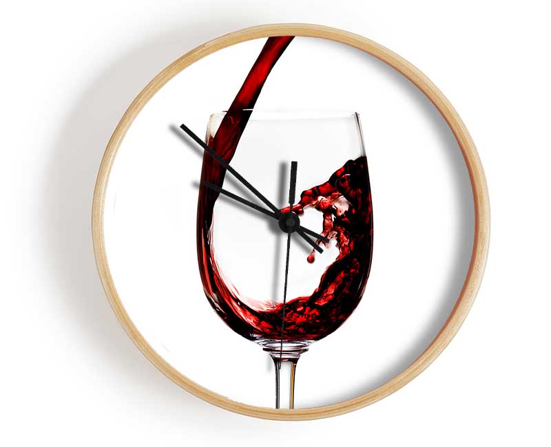 Pouring Red Wine Clock - Wallart-Direct UK