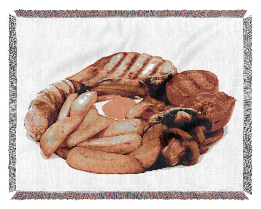 Breakfast Woven Blanket