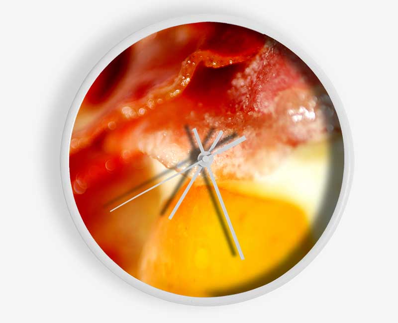 Bacon And Eggs Clock - Wallart-Direct UK