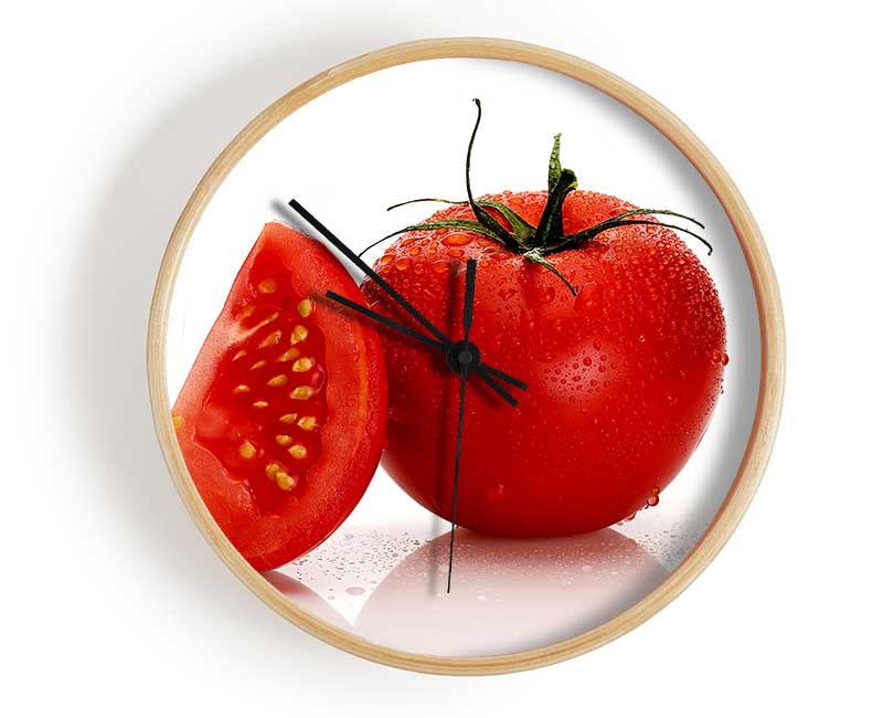 Dewdrop Tomato Clock - Wallart-Direct UK