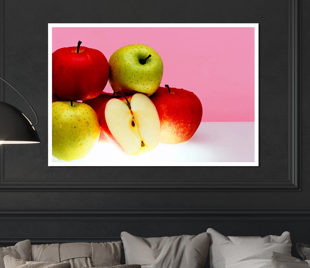 Apple Surprise Print Poster Wall Art