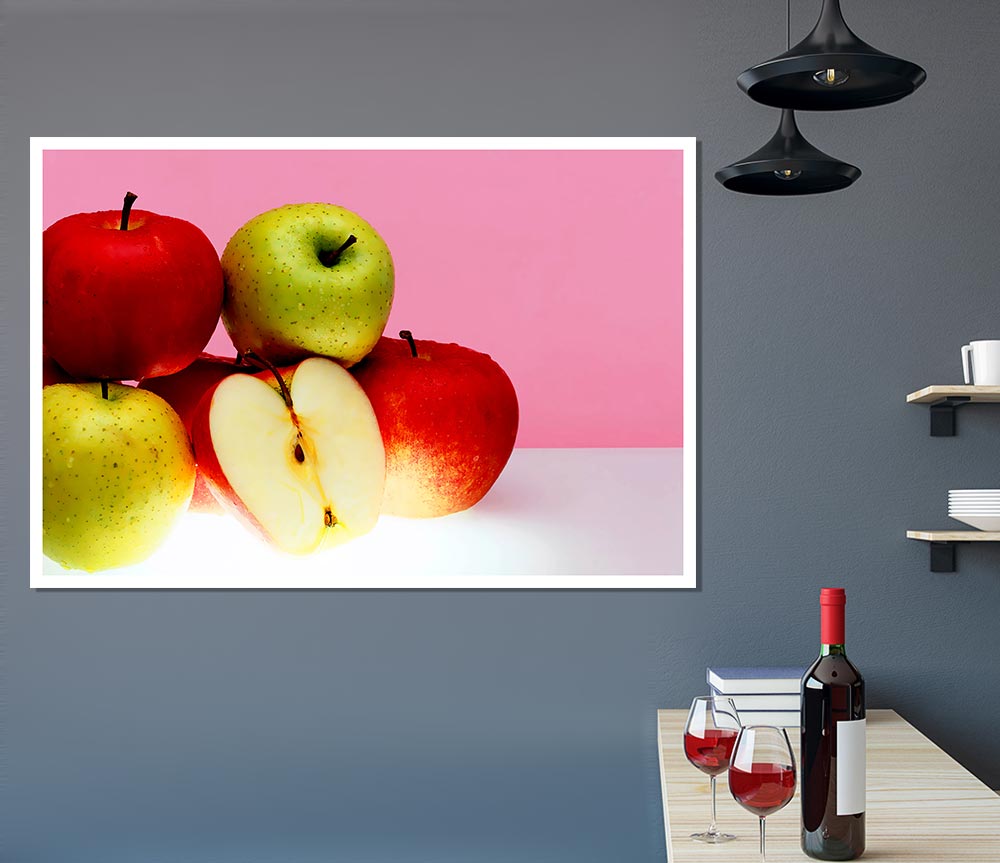 Apple Surprise Print Poster Wall Art