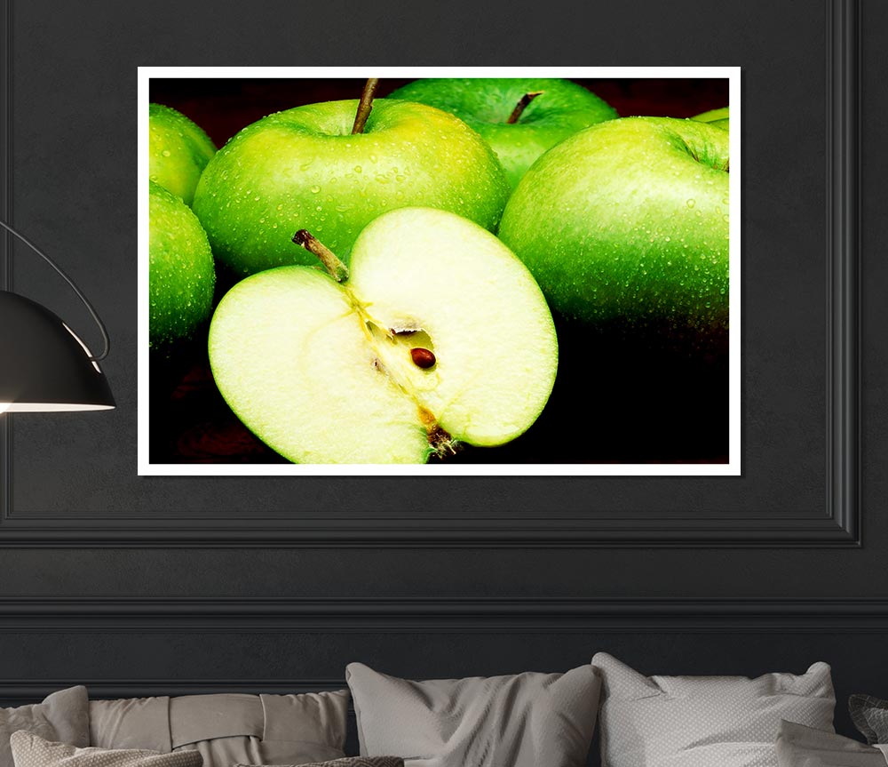 Granny Smiths Print Poster Wall Art