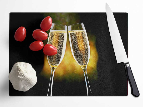 Celebration Glass Chopping Board