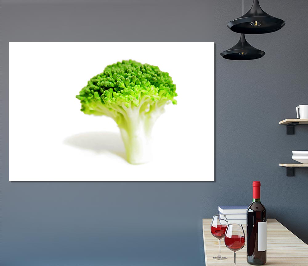 Brocolli Stem Print Poster Wall Art