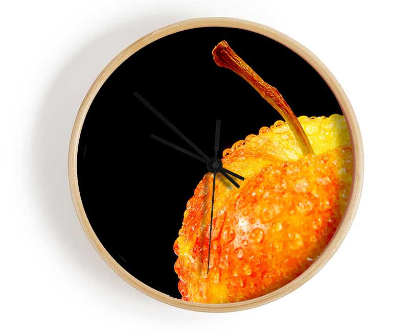 Red Delicious Apple Clock - Wallart-Direct UK