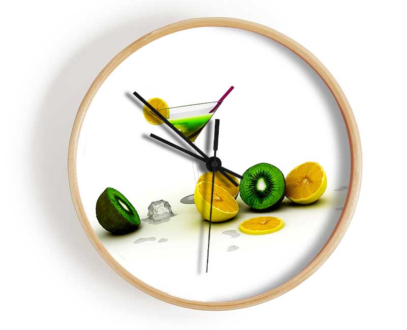 Martini Delight Clock - Wallart-Direct UK