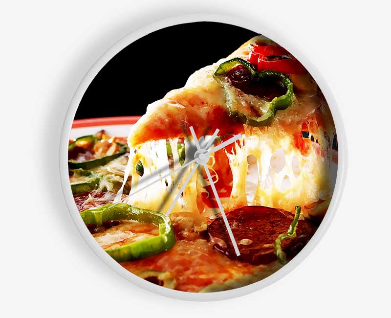 Pizza Delight Clock - Wallart-Direct UK