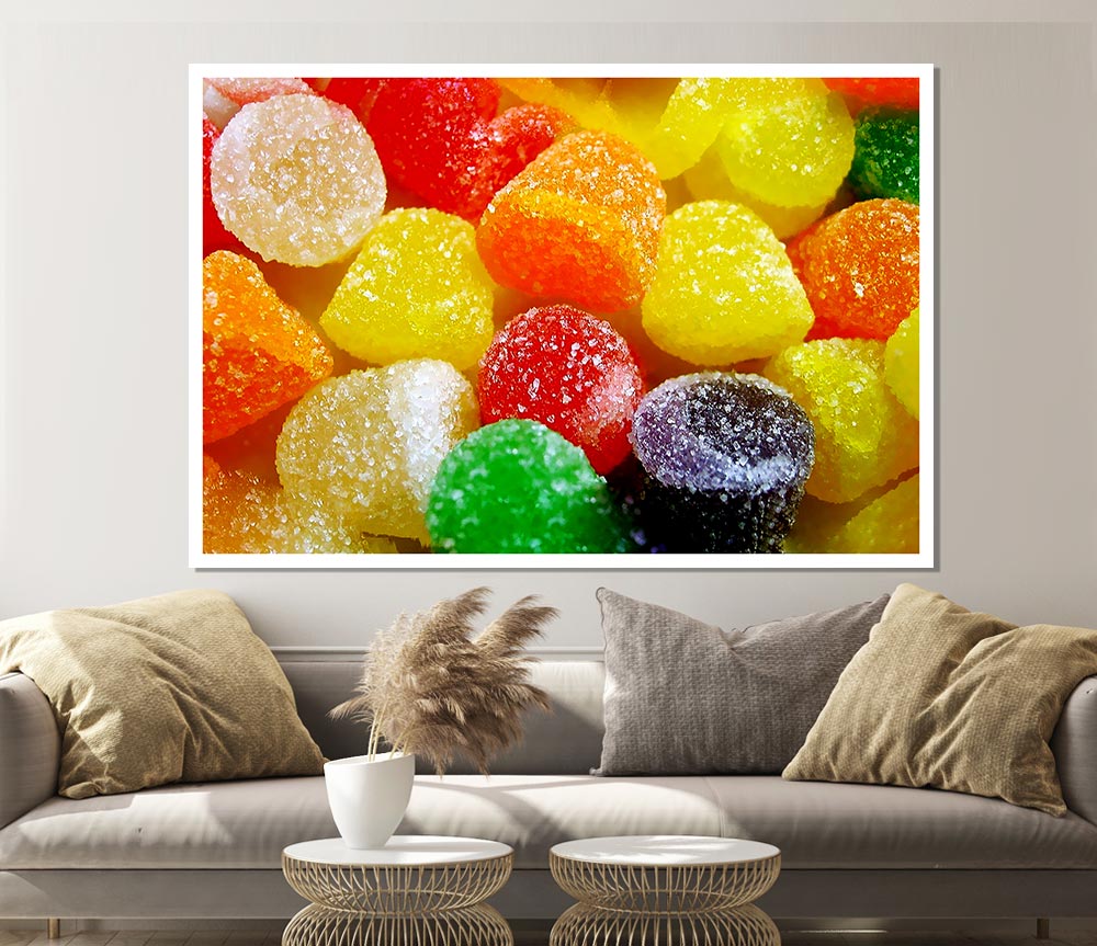 Jelly Tots Print Poster Wall Art