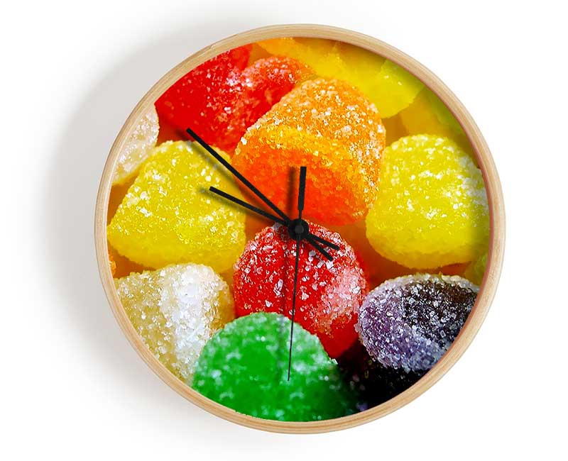 Jelly Tots Clock - Wallart-Direct UK