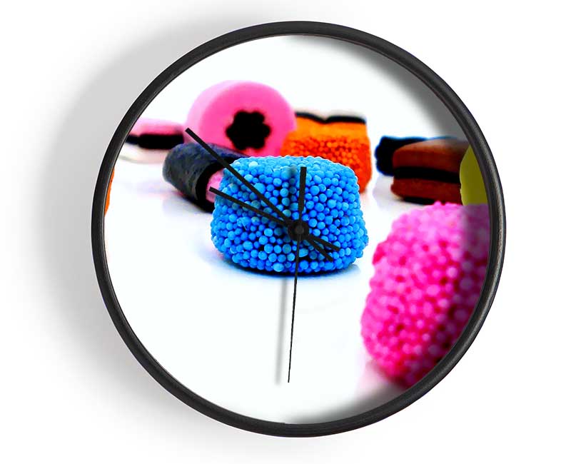 Liquorice Allsorts Dispaly Clock - Wallart-Direct UK