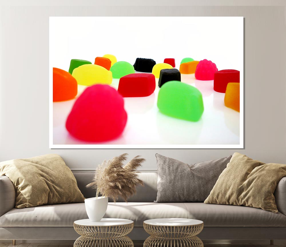 Juicy Winegums Print Poster Wall Art