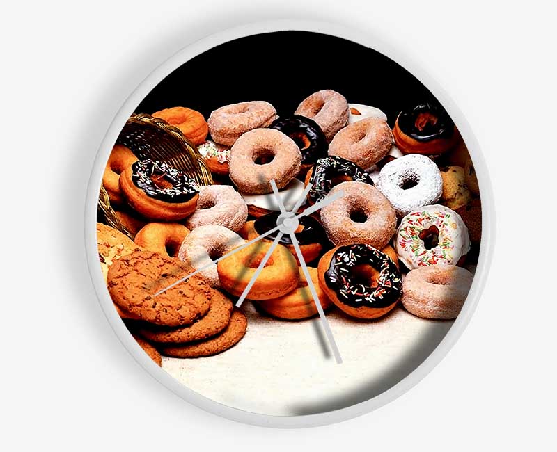 Donuts And Cookies Clock - Wallart-Direct UK