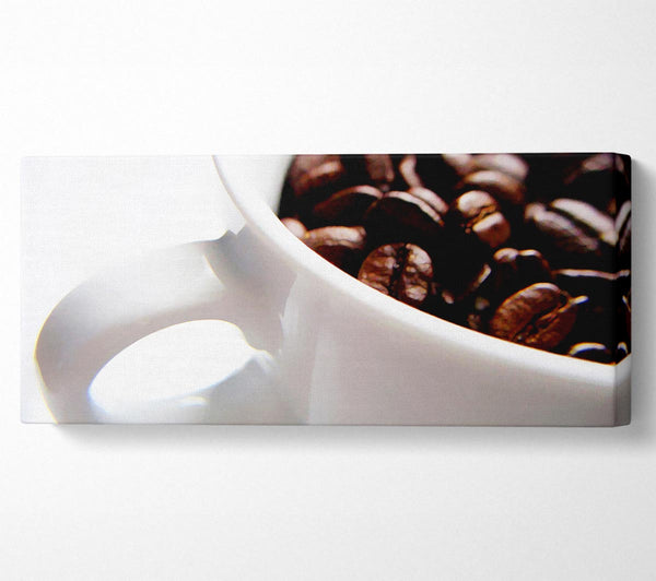 White Coffee Bean Mug