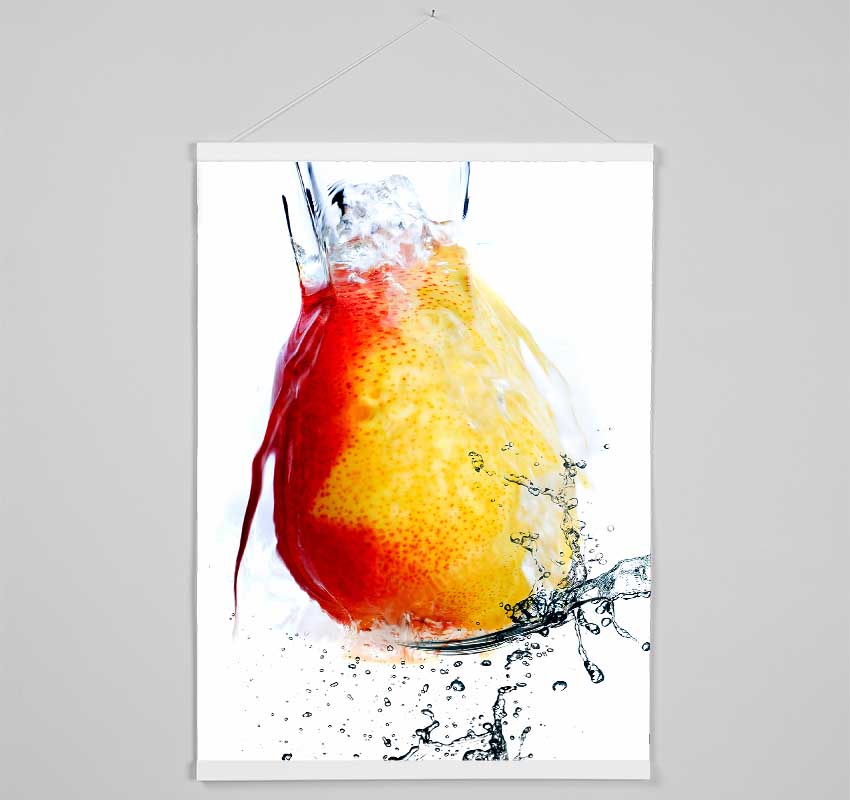 Peach Waterfall Hanging Poster - Wallart-Direct UK