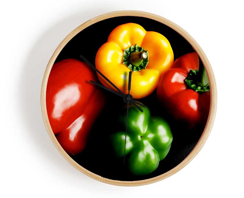 Pepper Kitchen Clock - Wallart-Direct UK