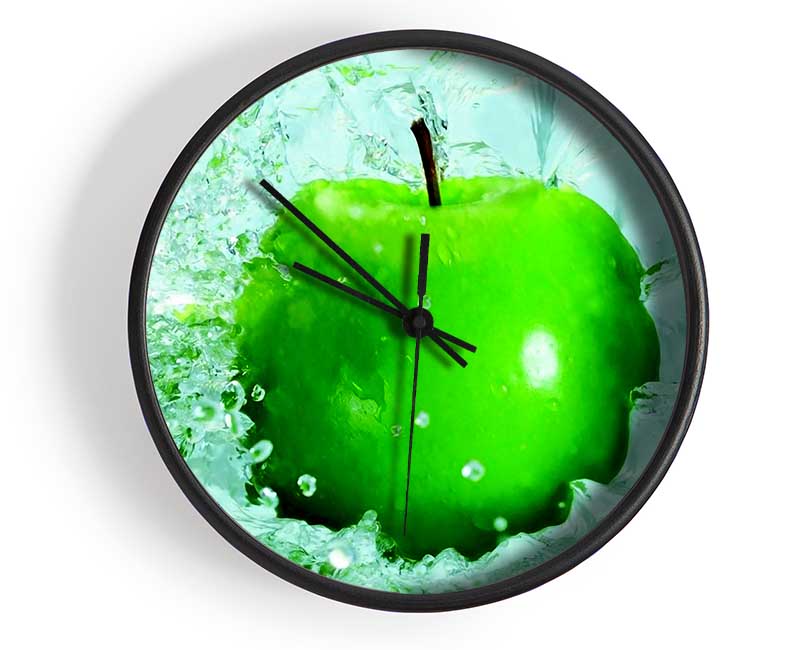 Apple Splash Clock - Wallart-Direct UK