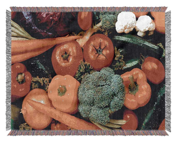 Vegetable Supreme Woven Blanket