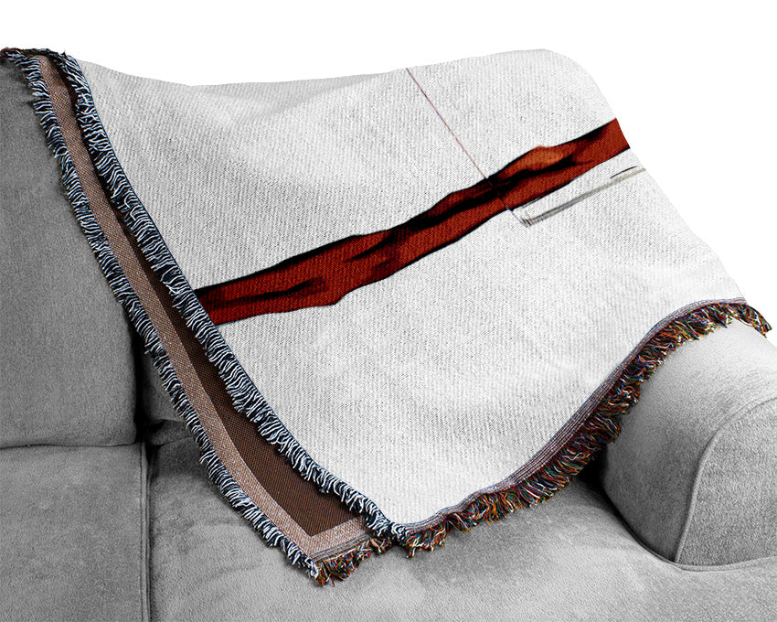 Red Wine Pouring Woven Blanket