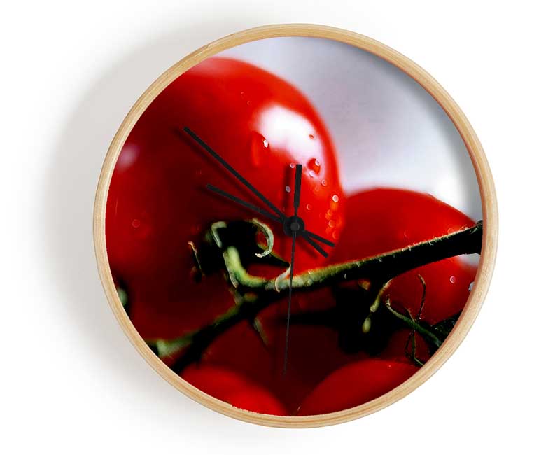 Cherry Tomato Vine Clock - Wallart-Direct UK