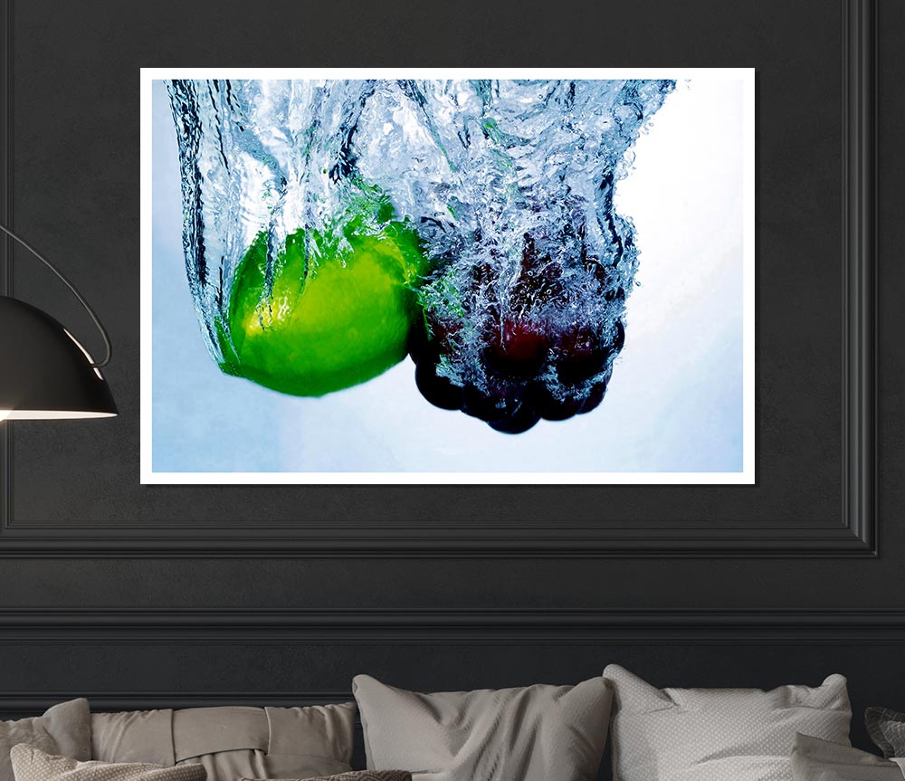 Fruit Bomb Print Poster Wall Art