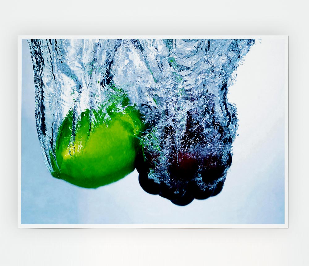 Fruit Bomb Print Poster Wall Art