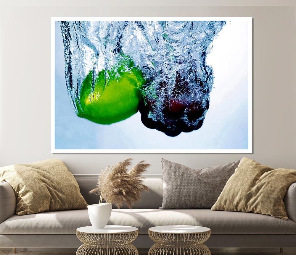 Fruit Bomb Print Poster Wall Art