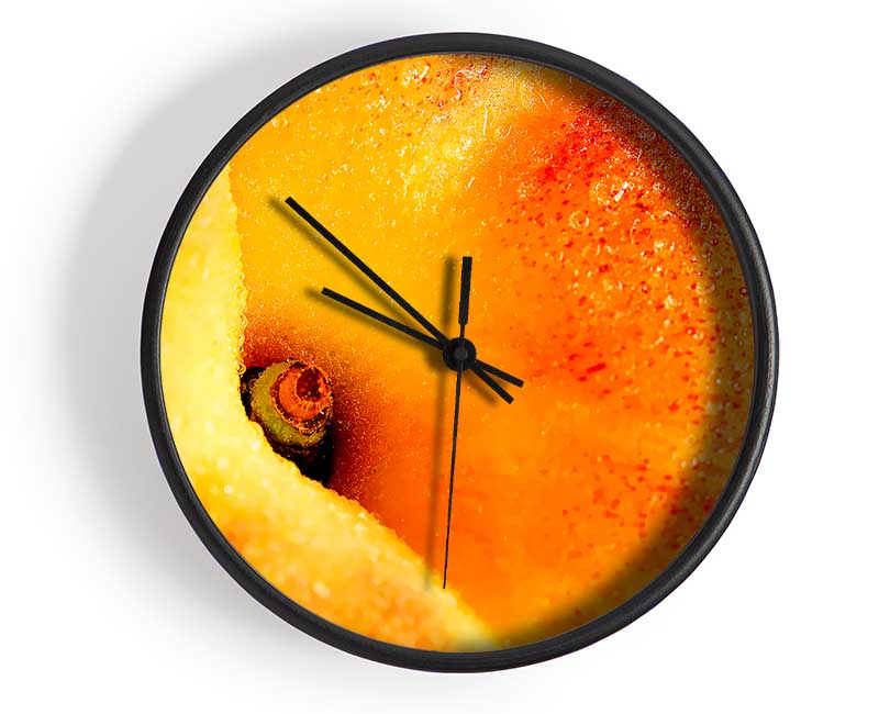 Peach Close-Up Clock - Wallart-Direct UK