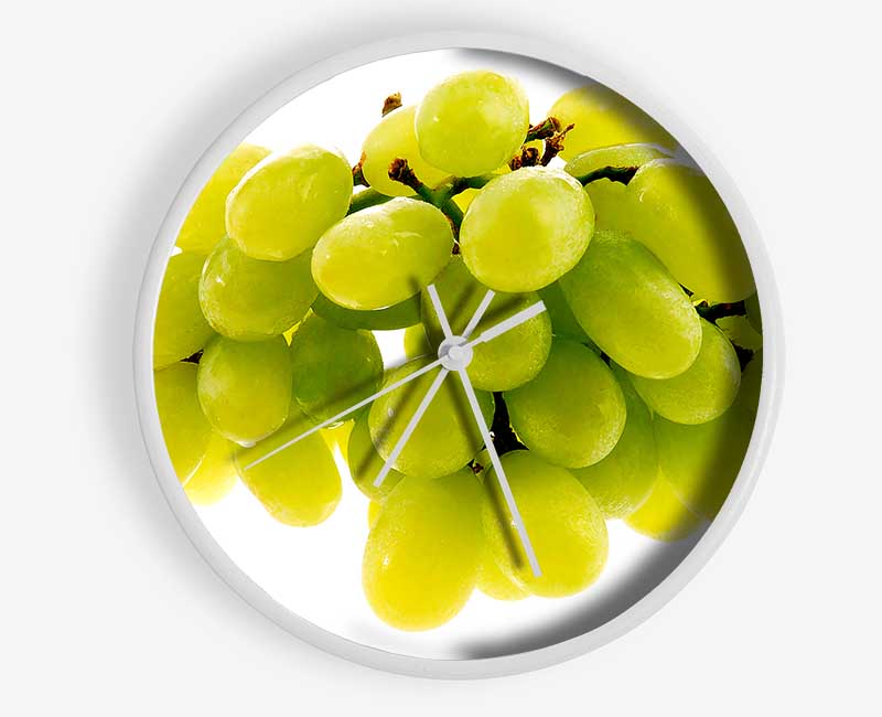 Green Grapes Clock - Wallart-Direct UK