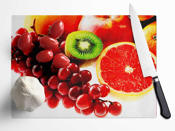 Fruit Infusion Glass Chopping Board