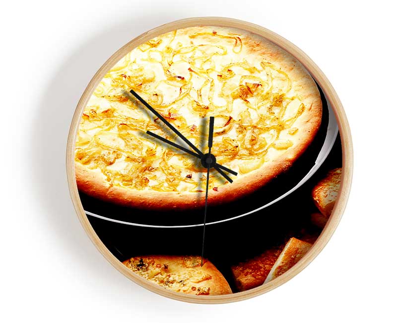 Garlic Bread Feast Clock - Wallart-Direct UK